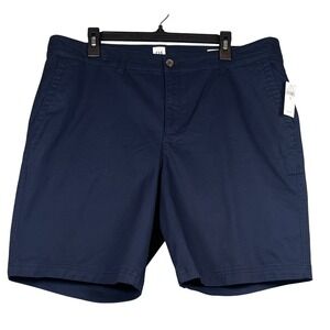 NWT GAP Women's WOVEN BERMUDA Shorts, TAPES NAVY, Size 18